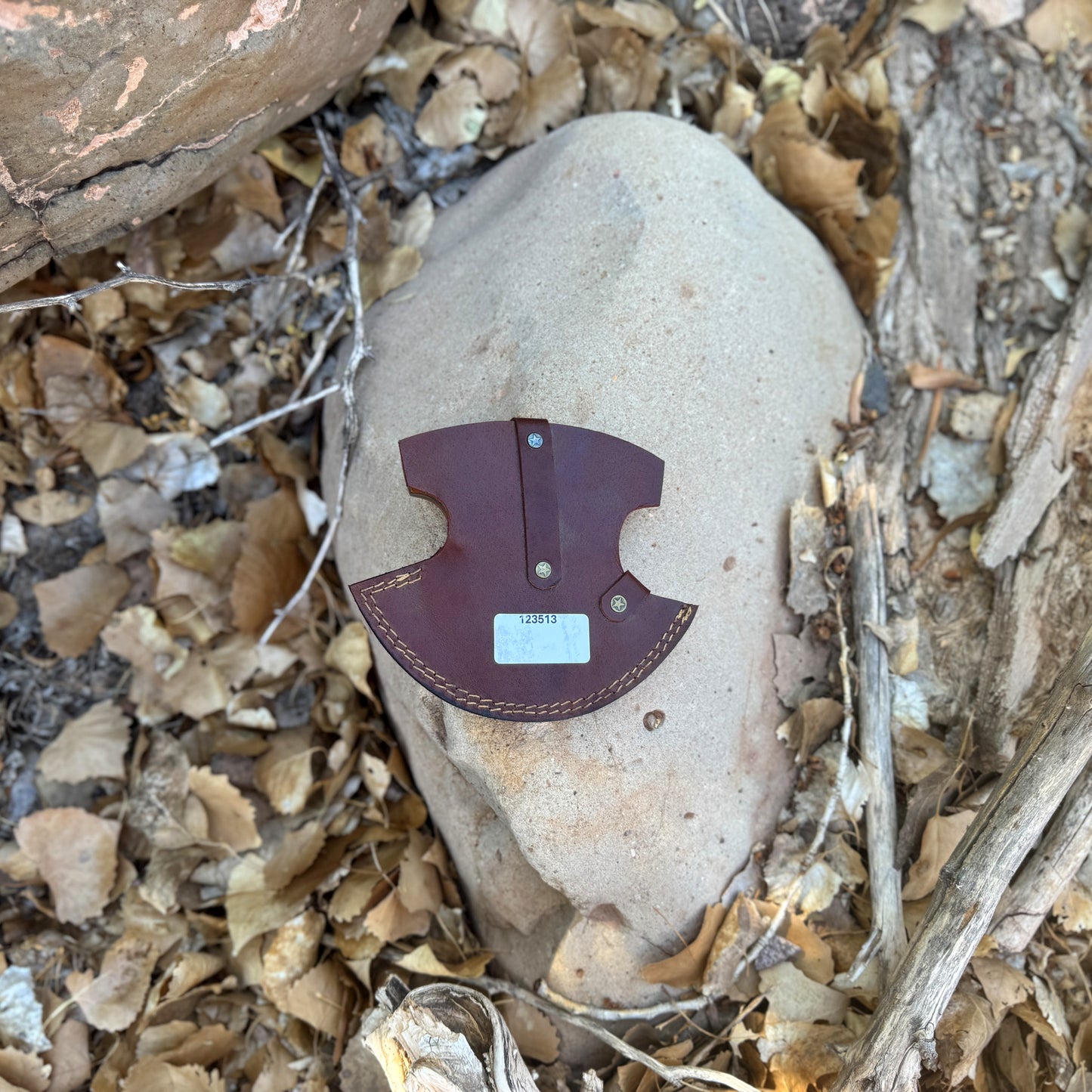 The Skinner’s Crescent Hand-Forged Damascus Ulu Knife with Dual-Tone Hardwood Handle