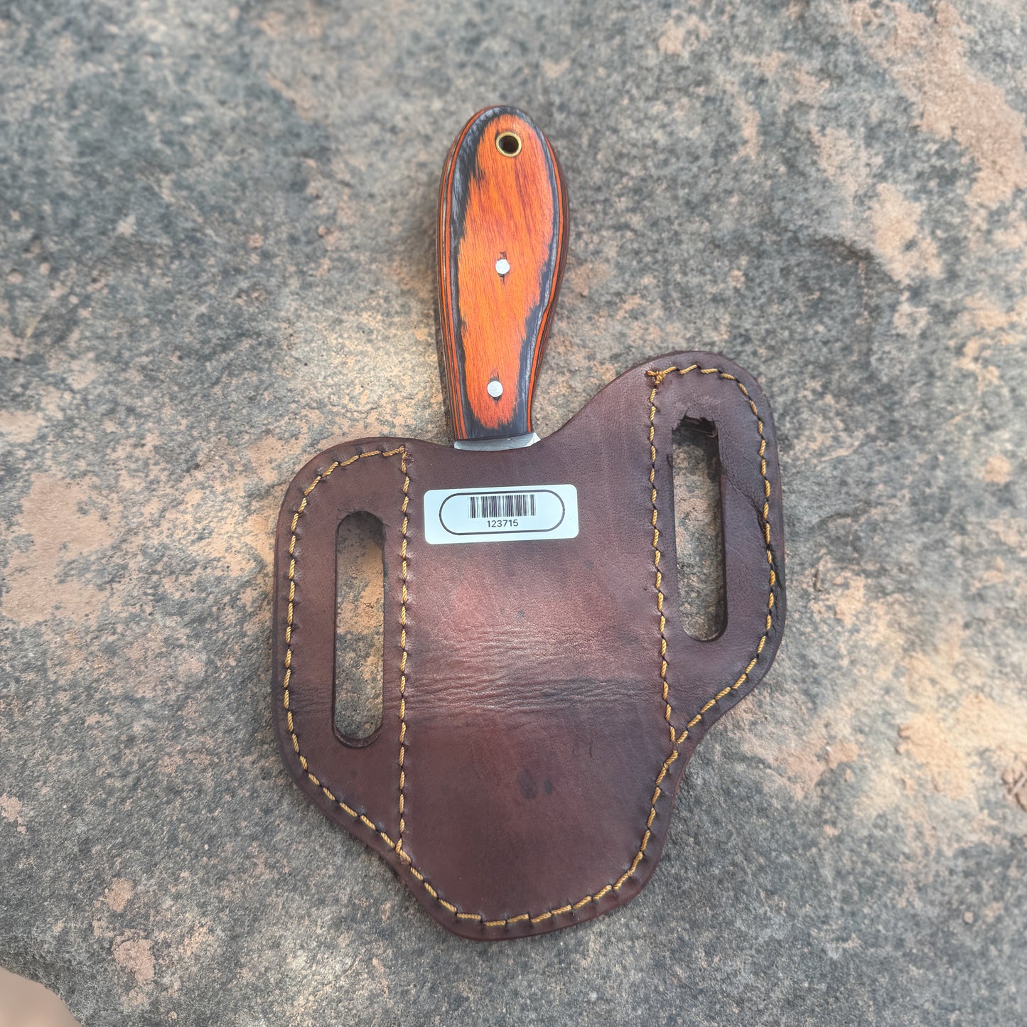 Timberline Hunter Fixed Blade Knife with Custom Leather Sheath