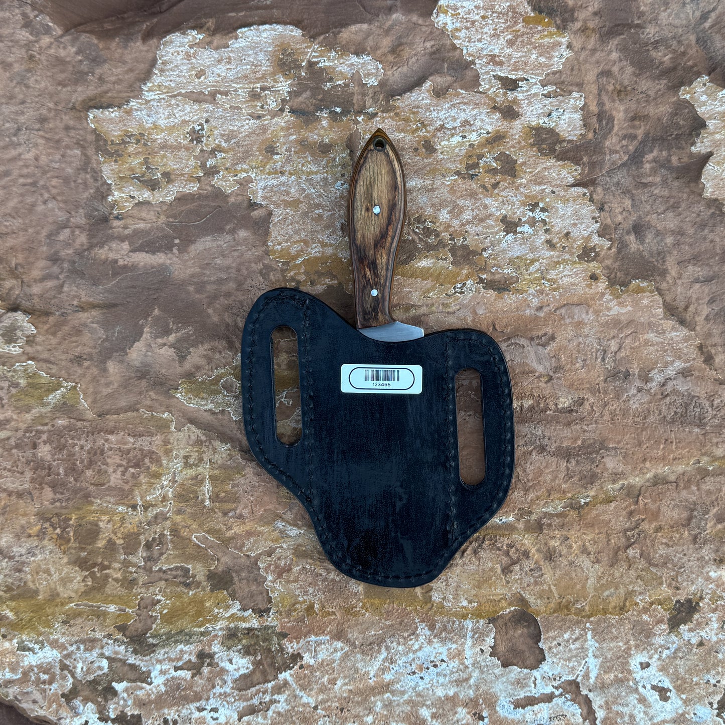 Wilderness Cowboy Chopper – Full Tang with Polished Wood Handle and Leather Sheath