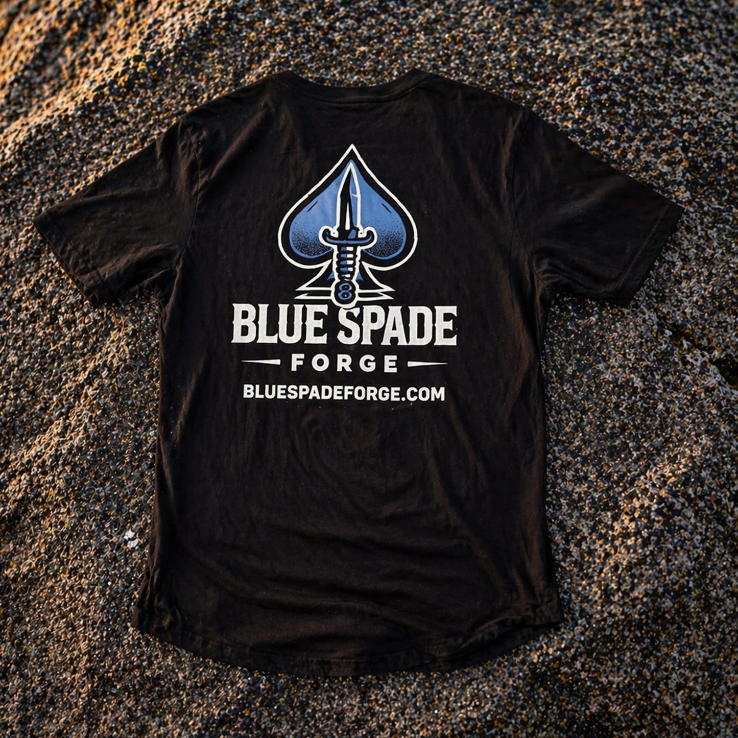Black Talon Skeleton Tee – Premium Graphic Shirt | Blue Spade Forge