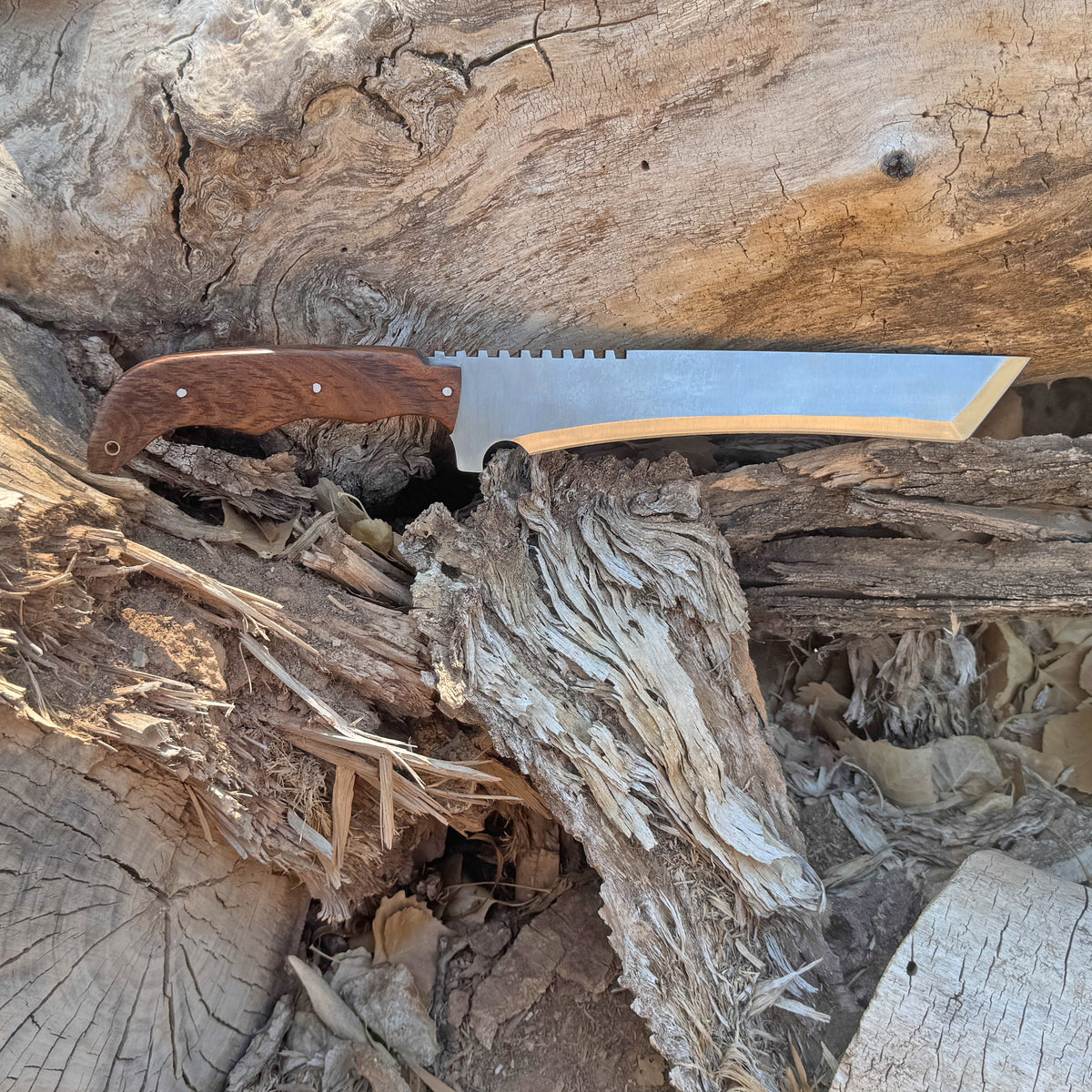 The Ravager – High Carbon Steel Tactical Cleaver Machete – Blue Spade Forge