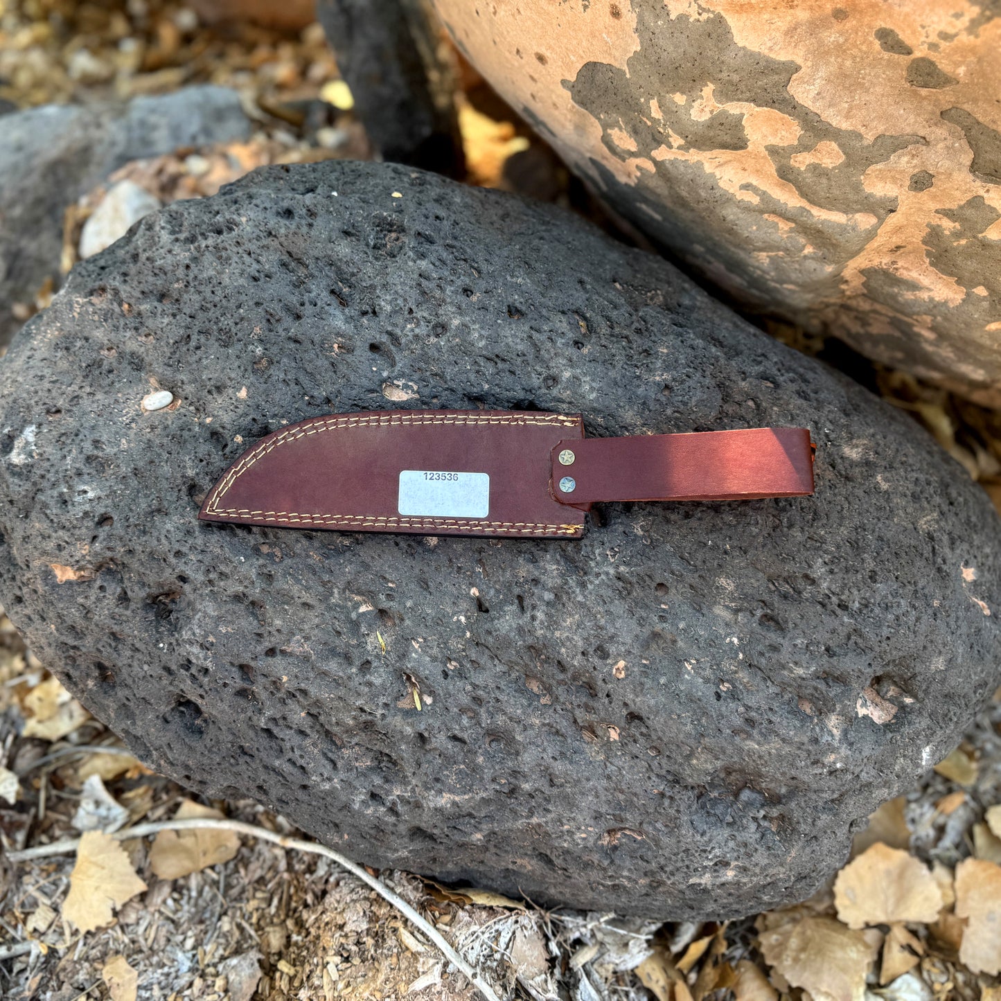 The Inferno Feather Hand-Forged Feather Santoku Chef Knife with Resin Handle