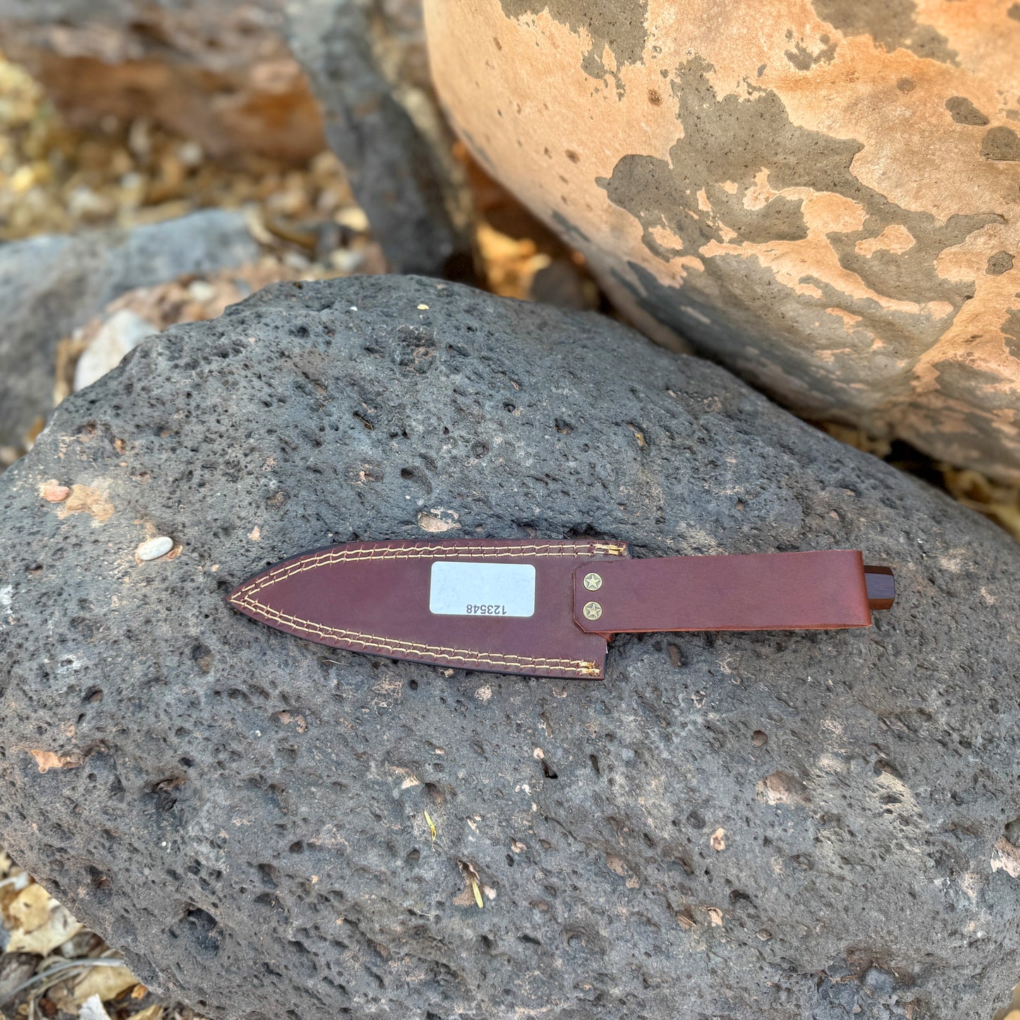 The Artisan Gyuto Hand-Forged Damascus Gyuto Chef Knife with Octagonal Wood Handle