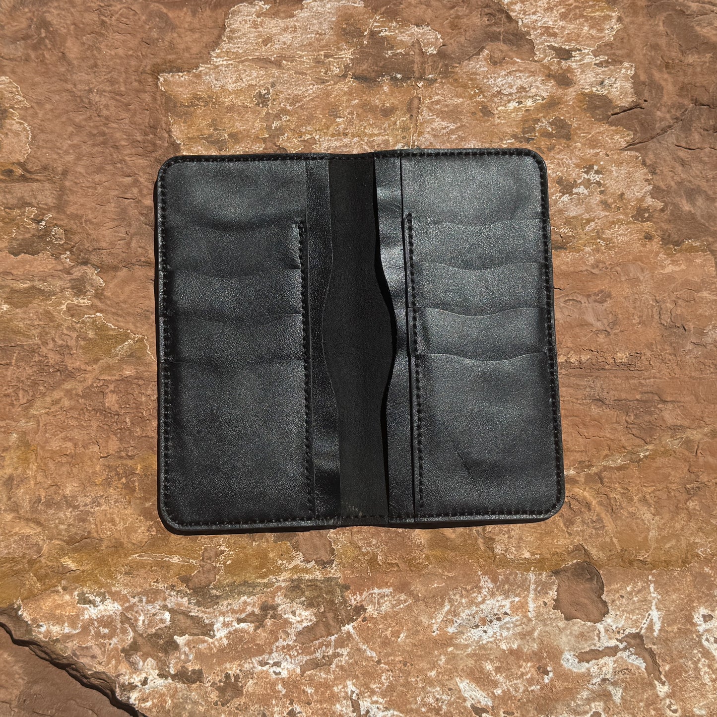 The Outrider Hand-Stitched Full-Grain Leather Bifold Wallet