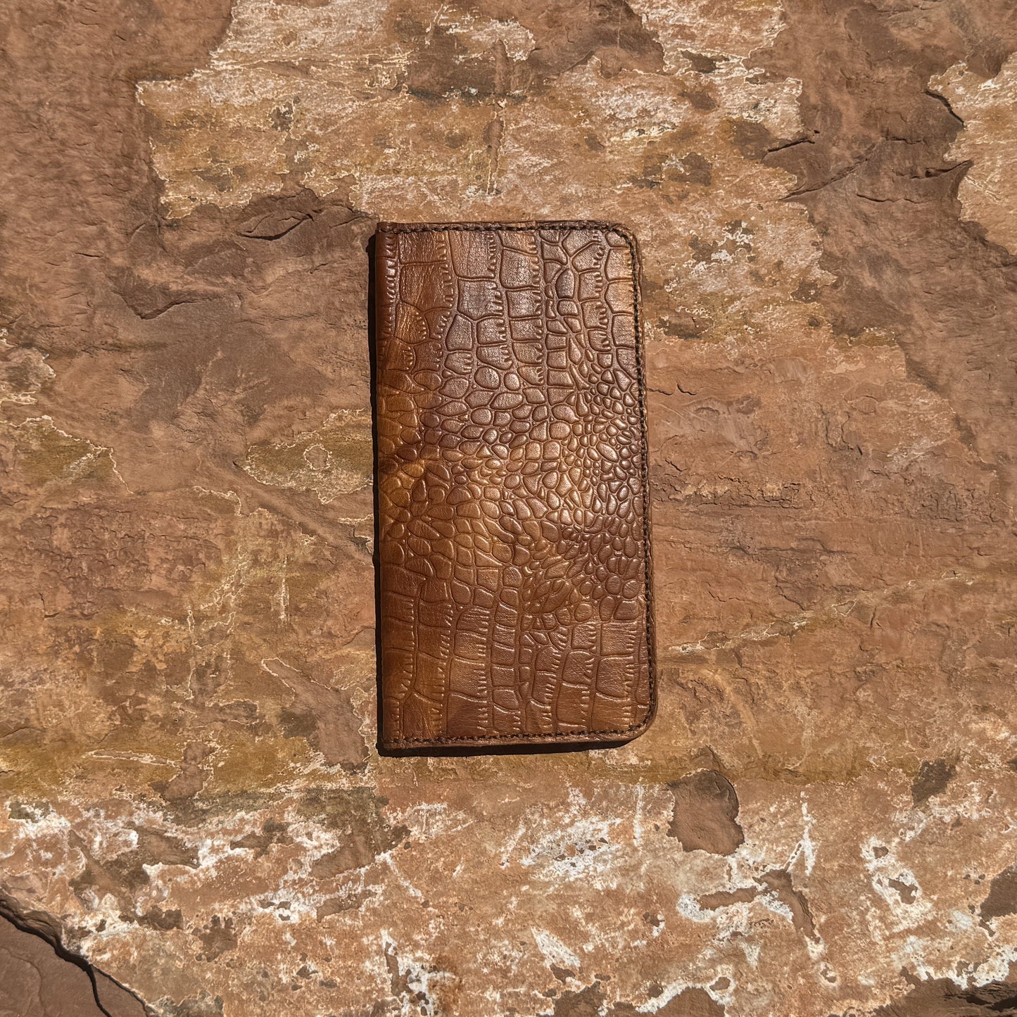 Savanna Luxe Croc Wallet