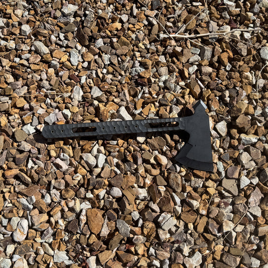 Tactical Hand-Forged Axe with Micarta Handle