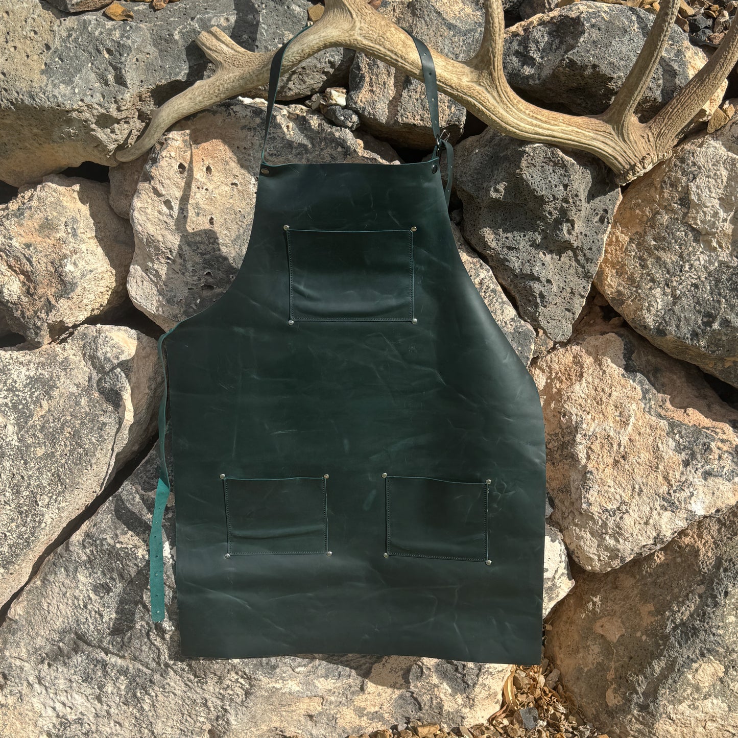 The Outrider Forged-Leather Apron